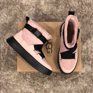 UGG Classic Boom Buckle Suede Leather Boot NWT